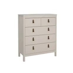 Opbergkasten< Ladekast Dallas Taupe - 83x99x39 cm