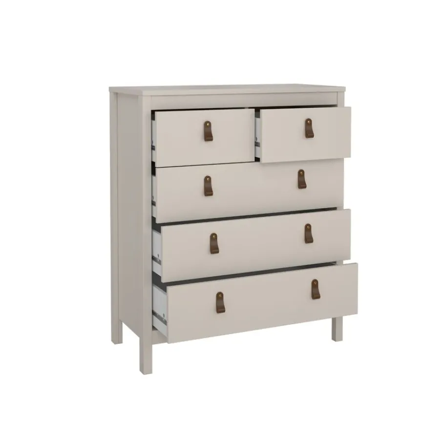Opbergkasten< Ladekast Dallas Taupe - 83x99x39 cm