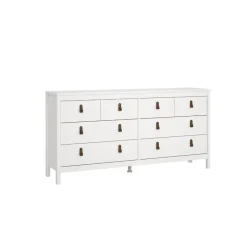 Ladekasten|Dressoirs< Ladekast Dallas Wit - 160x80x39 cm