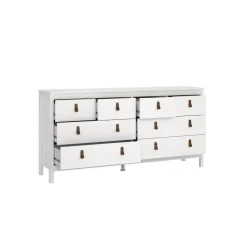 Ladekasten|Dressoirs< Ladekast Dallas Wit - 160x80x39 cm