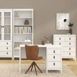 Opbergkasten< Ladekast Dallas Wit - 83x99x39 cm