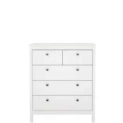 Opbergkasten< Ladekast Dallas Wit - 83x99x39 cm