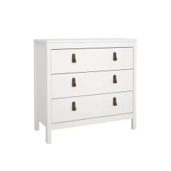 Opbergkasten< Ladekast Dallas Wit - 84x80x39 cm
