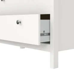 Opbergkasten< Ladekast Dallas Wit - 84x80x39 cm