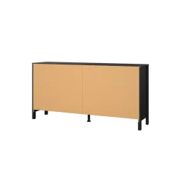 Ladekasten|Dressoirs< Ladekast Dallas Zwart - 160x80x39 cm