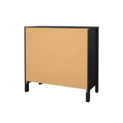 Opbergkasten< Ladekast Dallas Zwart - 84x80x39 cm