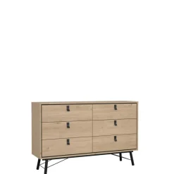 Opbergkasten< Ladekast Denver Eiken - 150x95x40 cm