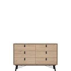 Opbergkasten< Ladekast Denver Eiken - 150x95x40 cm