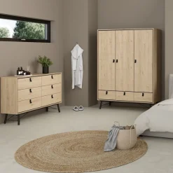 Opbergkasten< Ladekast Denver Eiken - 150x95x40 cm