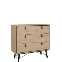 Opbergkasten< Ladekast Denver Eiken - 102x95x40 cm