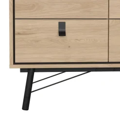 Opbergkasten< Ladekast Denver Eiken - 102x95x40 cm