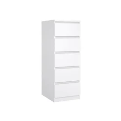 Opbergkasten< Ladekast Luna Hoogglans Wit - 41x112x50 cm