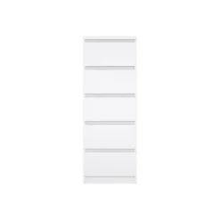 Opbergkasten< Ladekast Luna Hoogglans Wit - 41x112x50 cm