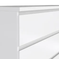 Opbergkasten< Ladekast Luna Hoogglans Wit - 154x71x50 cm