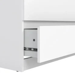 Opbergkasten< Ladekast Luna Hoogglans Wit - 77x112x50 cm