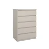 Ladekasten< Ladekast Luna Taupe - 77x112x50 cm