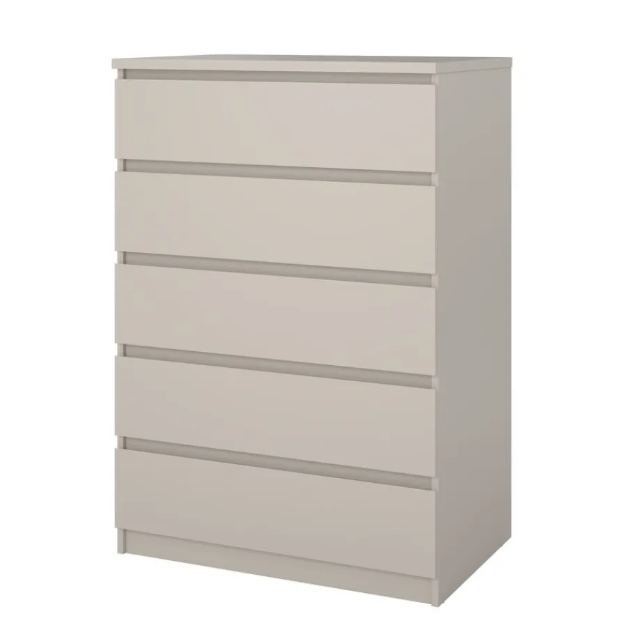 Ladekasten< Ladekast Luna Taupe - 77x112x50 cm