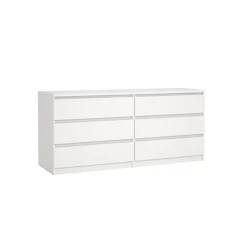 Opbergkasten< Ladekast Luna Wit - 154x71x50 cm