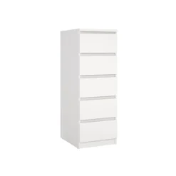Opbergkasten< Ladekast Luna Wit - 41x112x50 cm