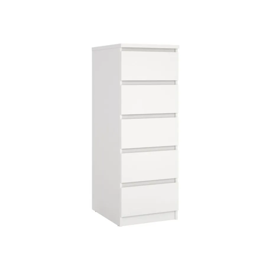Opbergkasten< Ladekast Luna Wit - 41x112x50 cm