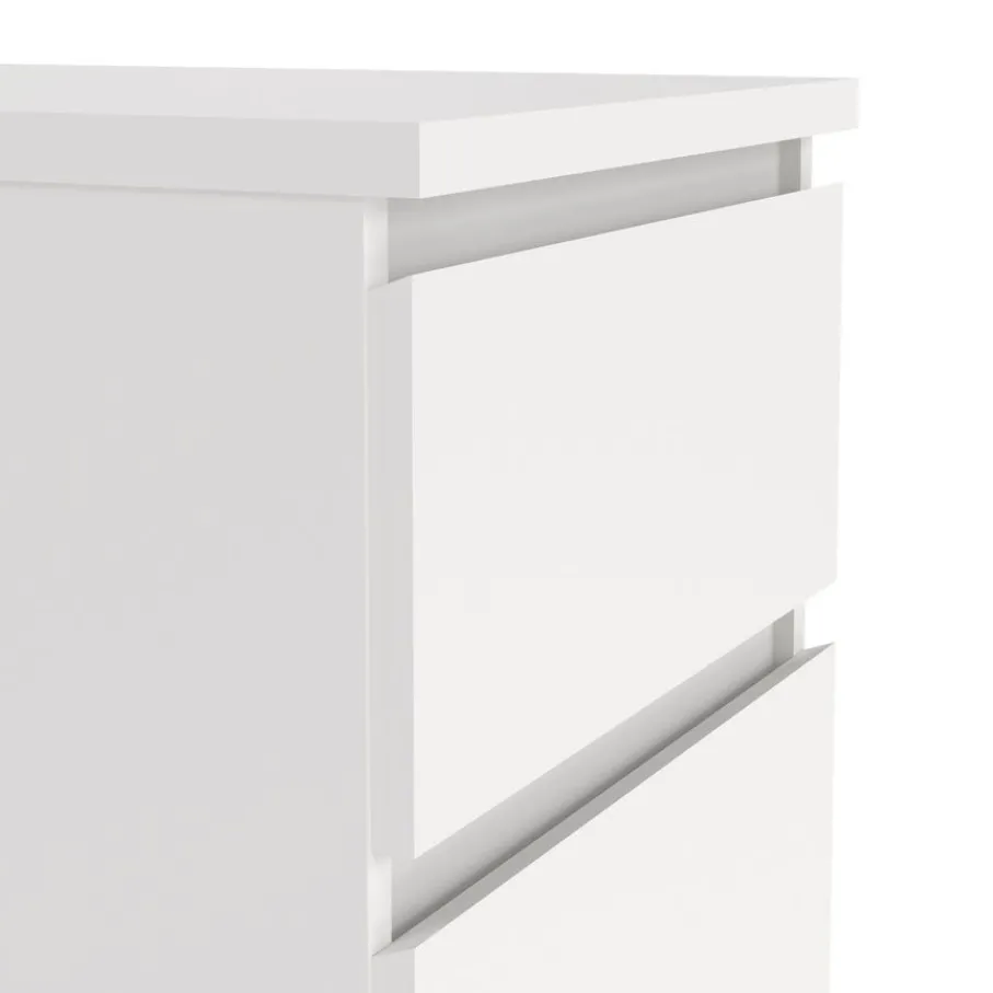 Opbergkasten< Ladekast Luna Wit - 41x112x50 cm