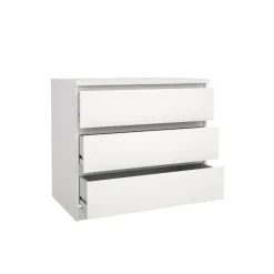 Opbergkasten< Ladekast Luna Wit - 77x71x50 cm