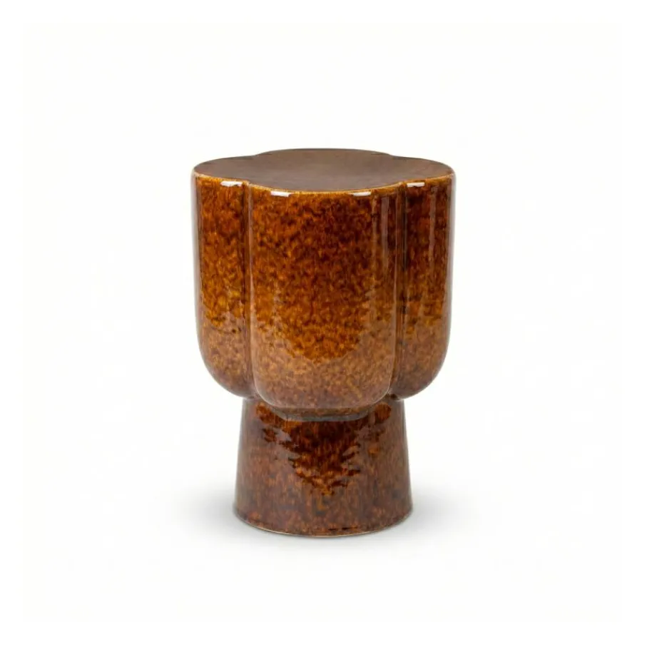 Bijzettafels<Light - Living Light & Living Bijzettafel Junto Bruin - 35x35 cm