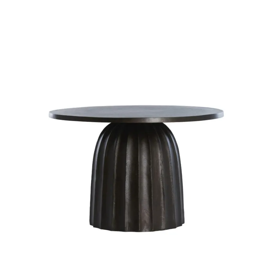 Bijzettafels<Light - Living Light & Living Bijzettafel Veglia Donkerbruin - Ø 60 cm