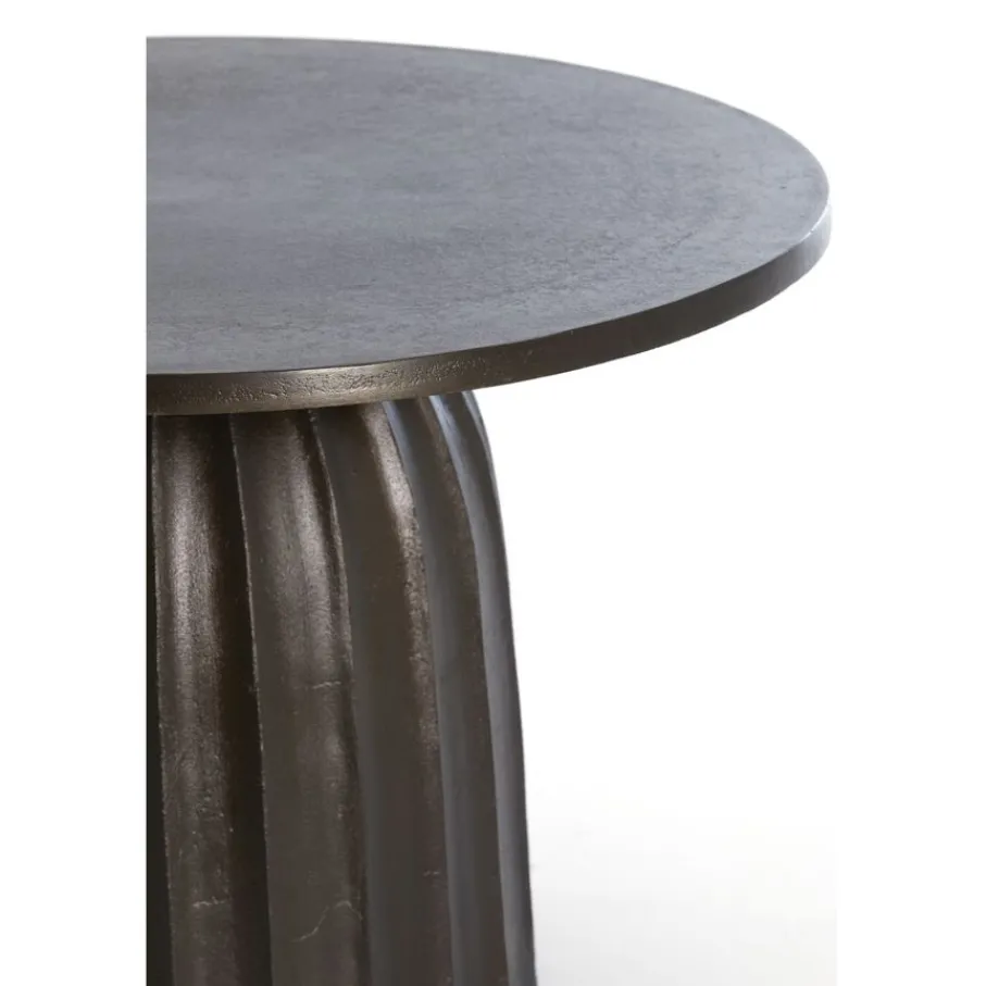 Bijzettafels<Light - Living Light & Living Bijzettafel Veglia Donkerbruin - Ø 60 cm