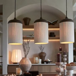 Hanglampen<Light - Living Light & Living Hanglamp Dania Bruin - 3 x E27 - 90 cm breed