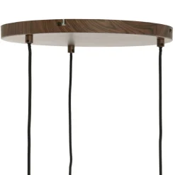 Hanglampen<Light - Living Light & Living Hanglamp Danialo Bruin - 3 x E27 - Ø 35 cm