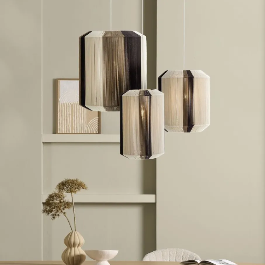 Hanglampen<Light - Living Light & Living Hanglamp Kozana Crème - E27 - Ø 30 cm
