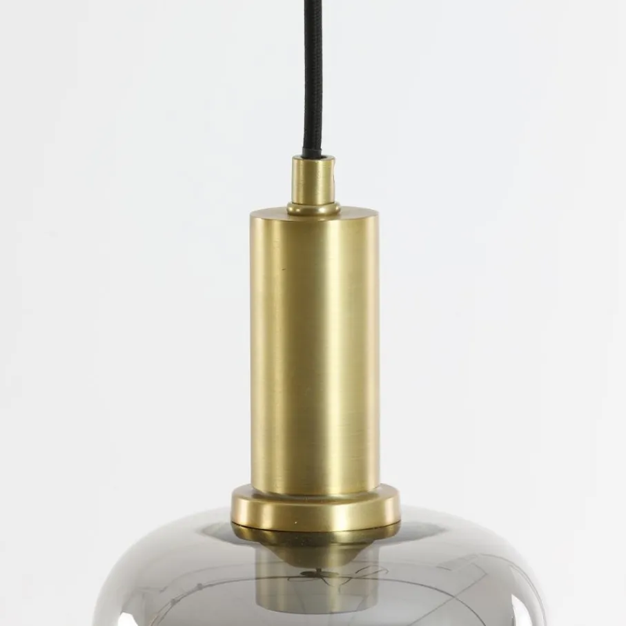 Hanglampen<Light - Living Light & Living Hanglamp Lekar Goud - E27 - Ø 21 cm