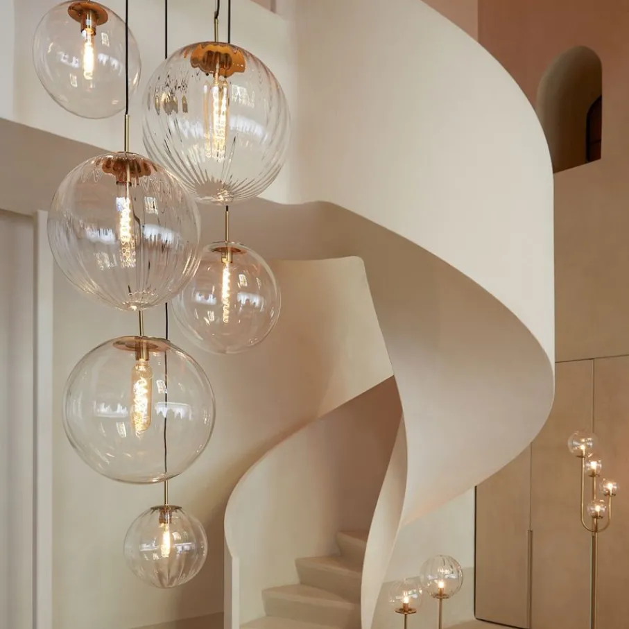 Hanglampen<Light - Living Light & Living Hanglamp Medina Transparant - E27 - Ø 30 cm