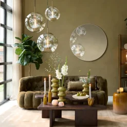 Hanglampen<Light - Living Light & Living Hanglamp Medina Transparant - E27 - Ø 48 cm