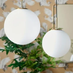 Hanglampen<Light - Living Light & Living Hanglamp Medina Wit - E27 - Ø 30 cm