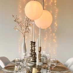 Hanglampen<Light - Living Light & Living Hanglamp Medina Wit - E27 - Ø 30 cm