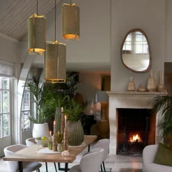 Hanglampen<Light - Living Light & Living Hanglamp Sendai Groen - E27 - Ø 27 cm