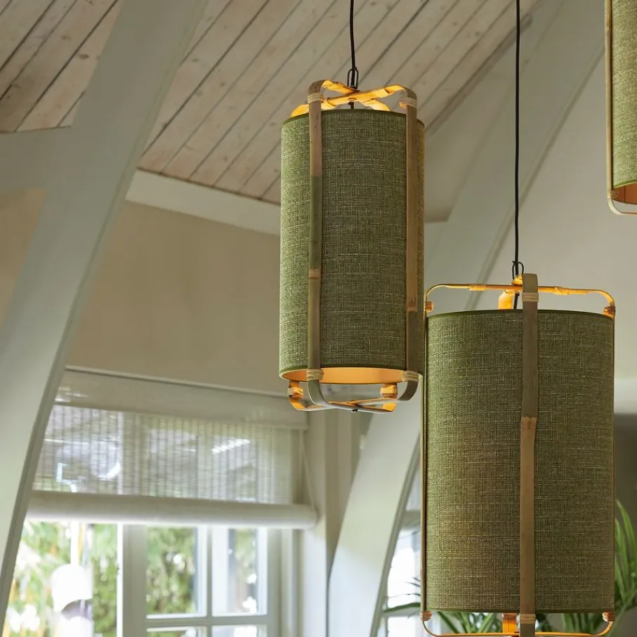 Hanglampen<Light - Living Light & Living Hanglamp Sendai Groen - E27 - Ø 27 cm