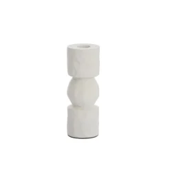 Kaarsen & Kandelaars<Light - Living Light & Living Kandelaar Akta Wit - 15 cm hoog