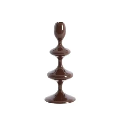 Kaarsen & Kandelaars<Light - Living Light & Living Kandelaar Vireen Bruin - 27 cm hoog