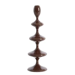Kaarsen & Kandelaars<Light - Living Light & Living Kandelaar Vireen Bruin - 35 cm hoog