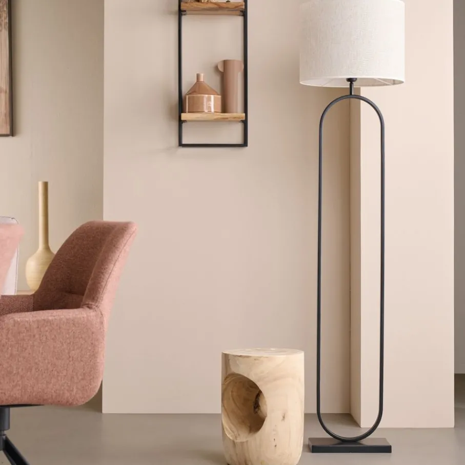Lampenkappen & -Voeten<Light - Living Light & Living Lampenkap Bolero Wit - 38x28x18 cm