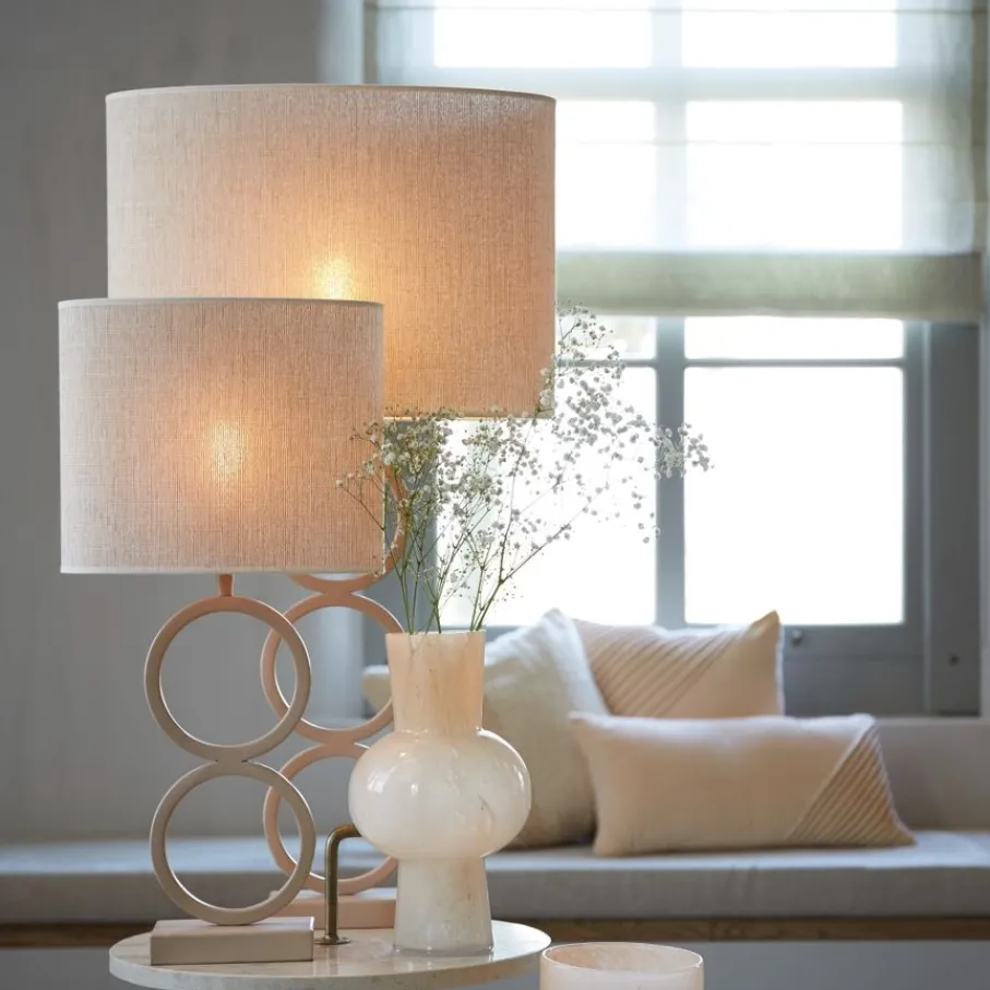 Lampenkappen & -Voeten<Light - Living Light & Living Lampenkap Breska Beige - 38x28x18 cm