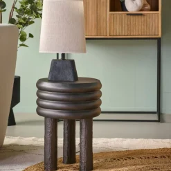 Lampenkappen & -Voeten<Light - Living Light & Living Lampenkap Breska Beige - 25x28x21 cm