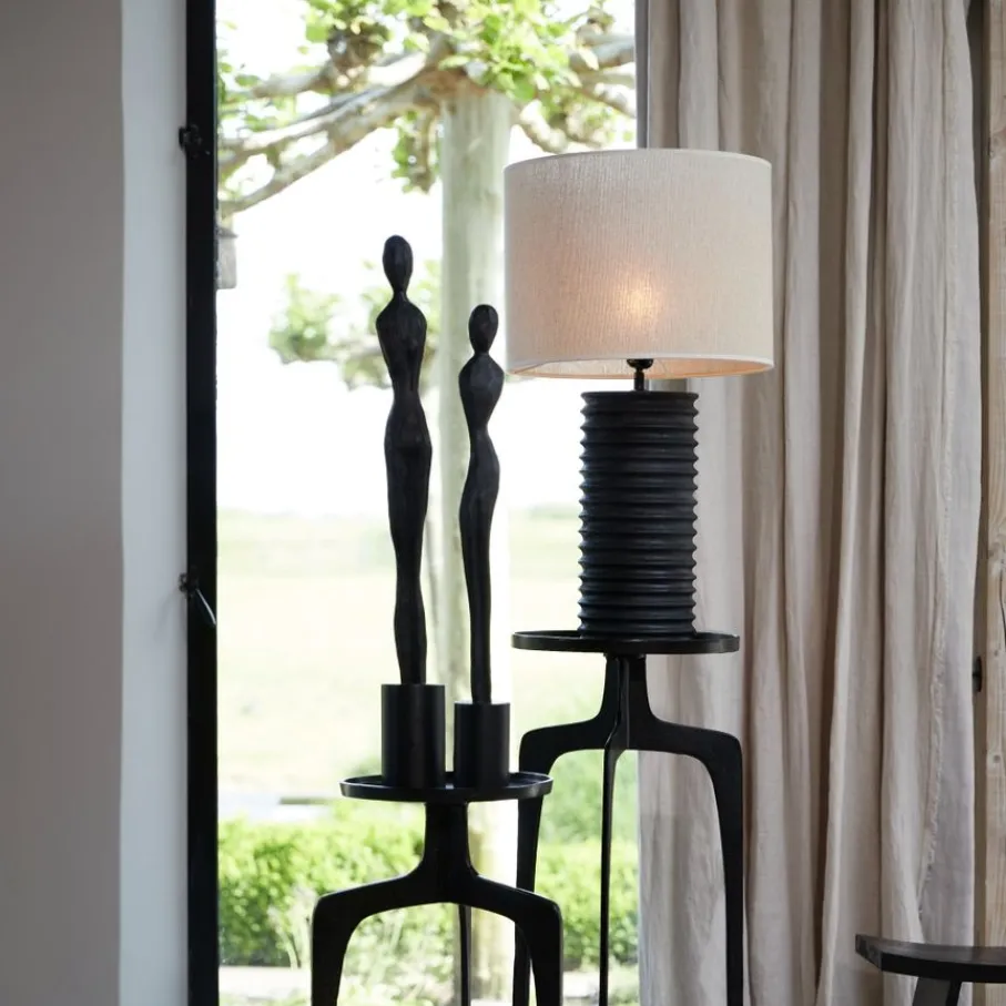 Lampenkappen & -Voeten<Light - Living Light & Living Lampenkap Breska Beige - 25x18x25 cm