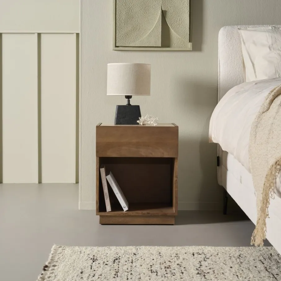 Lampenkappen & -Voeten<Light - Living Light & Living Lampenkap Breska Beige - 20x15x20 cm