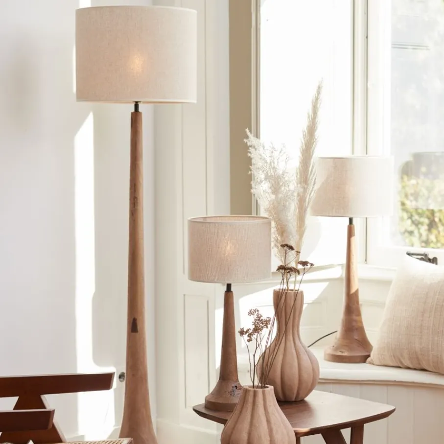 Lampenkappen & -Voeten<Light - Living Light & Living Lampenkap Breska Beige - 30x21x30 cm