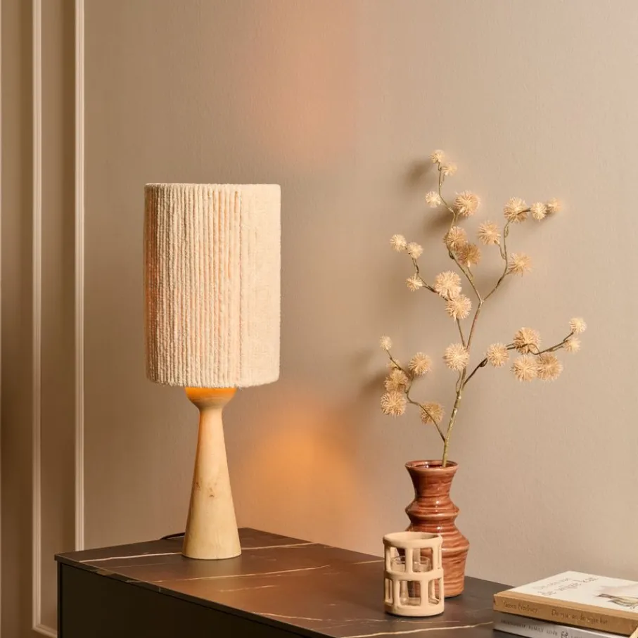 Lampenkappen & -Voeten<Light - Living Light & Living Lampenkap Medana Crème - 20x30x20 cm