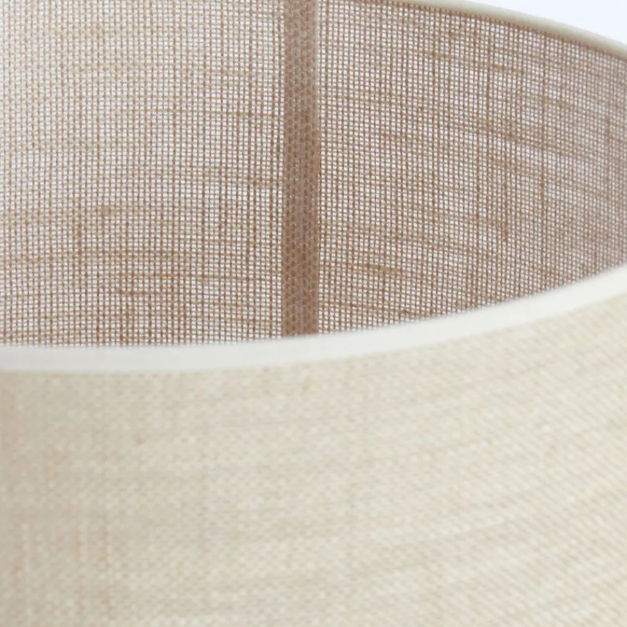 Lampenkappen & -Voeten<Light - Living Light & Living Lampenkap Sendai Zand - 35x40x35 cm